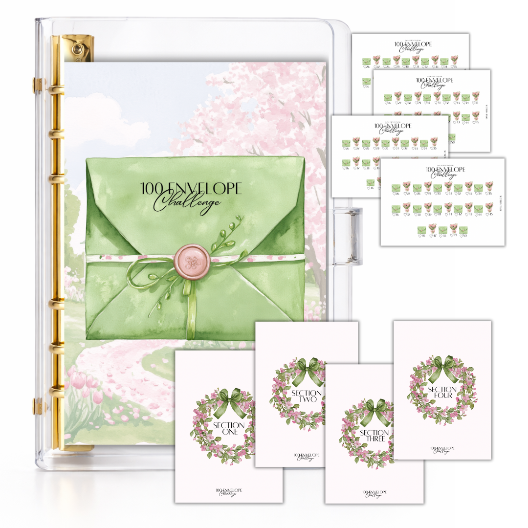 100 Envelope Challenge Bundle - Soft Girl Collection