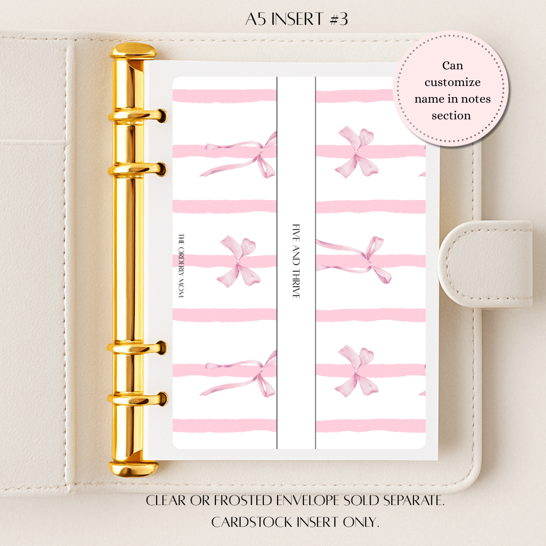 A5 Inserts