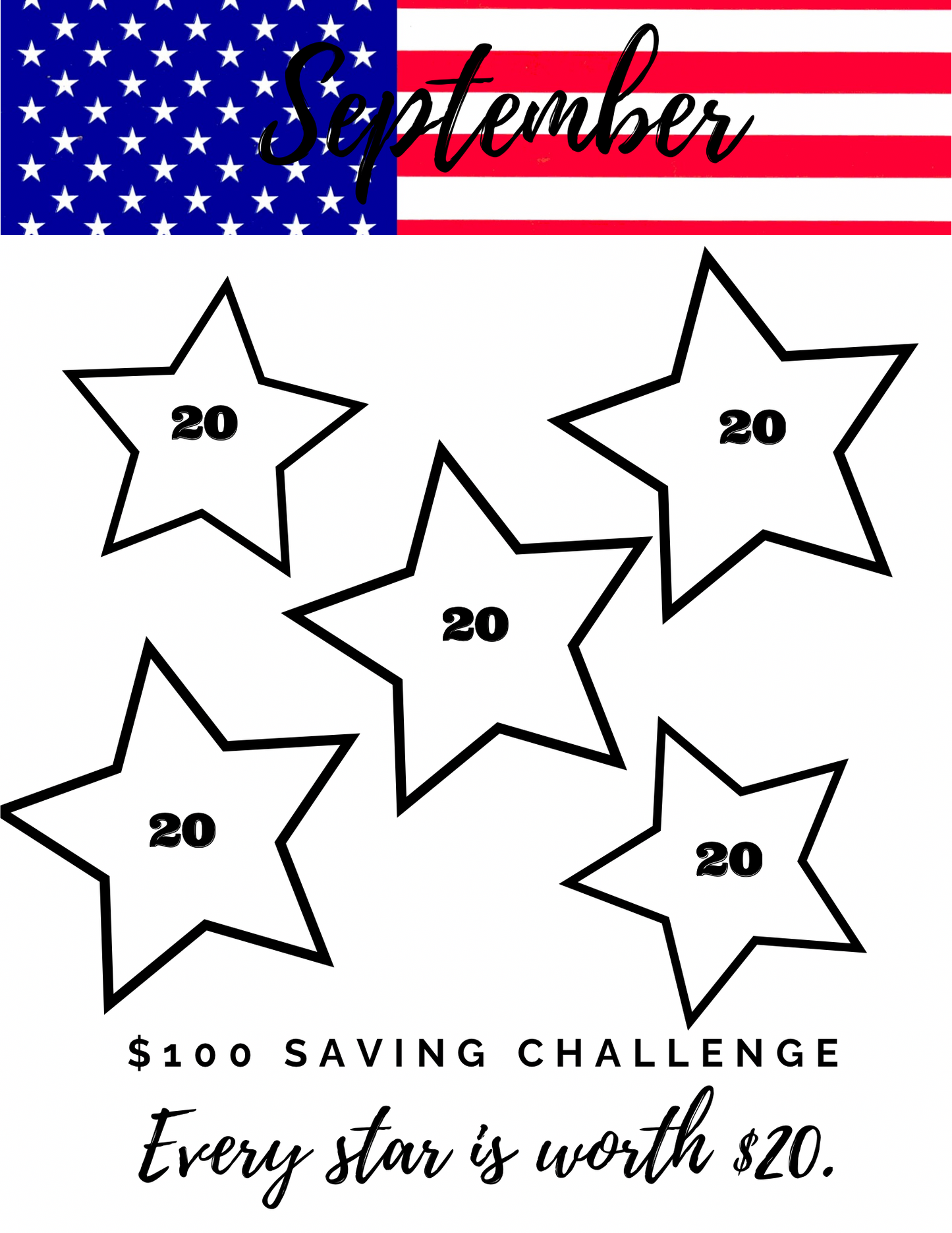 12 Month Saving Challenge