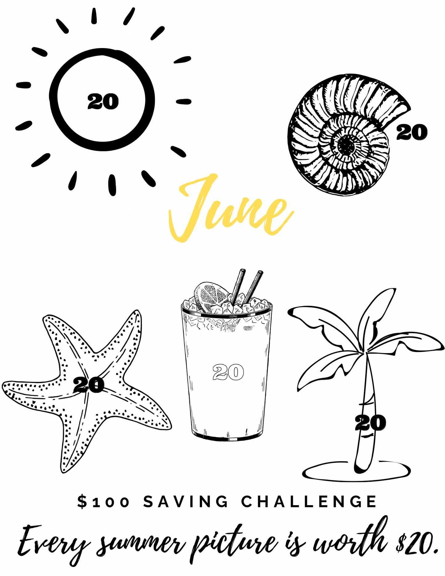 12 Month Saving Challenge