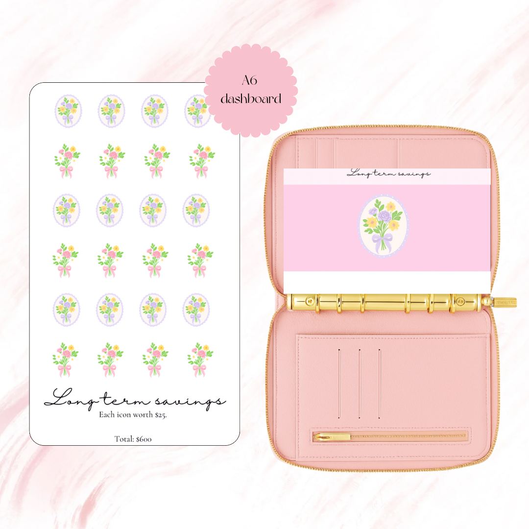 Pretty Prepared Bundles - Cash Envelope & Dashboard