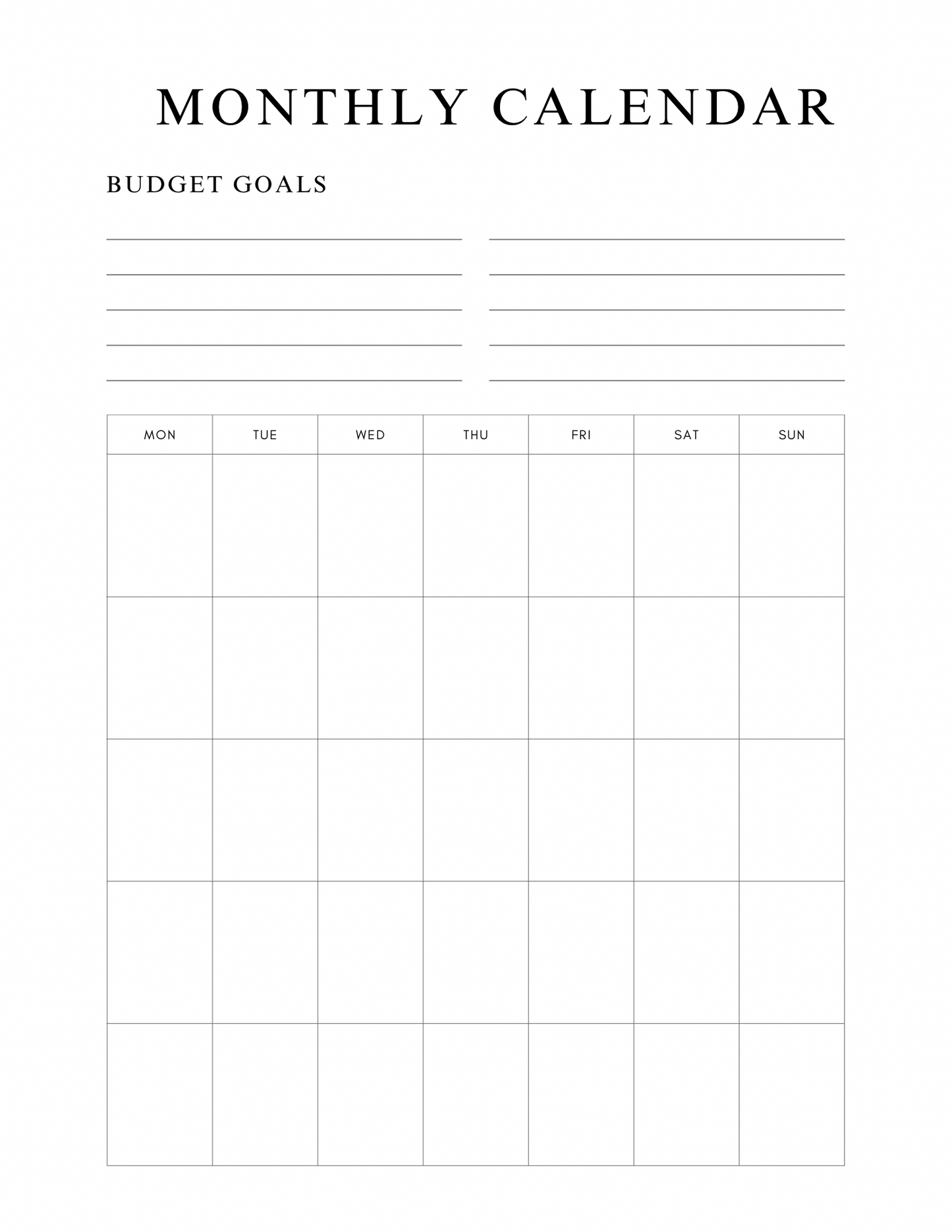 Budget Planner