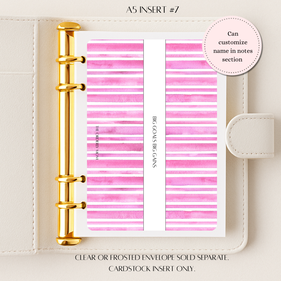 A5 Inserts
