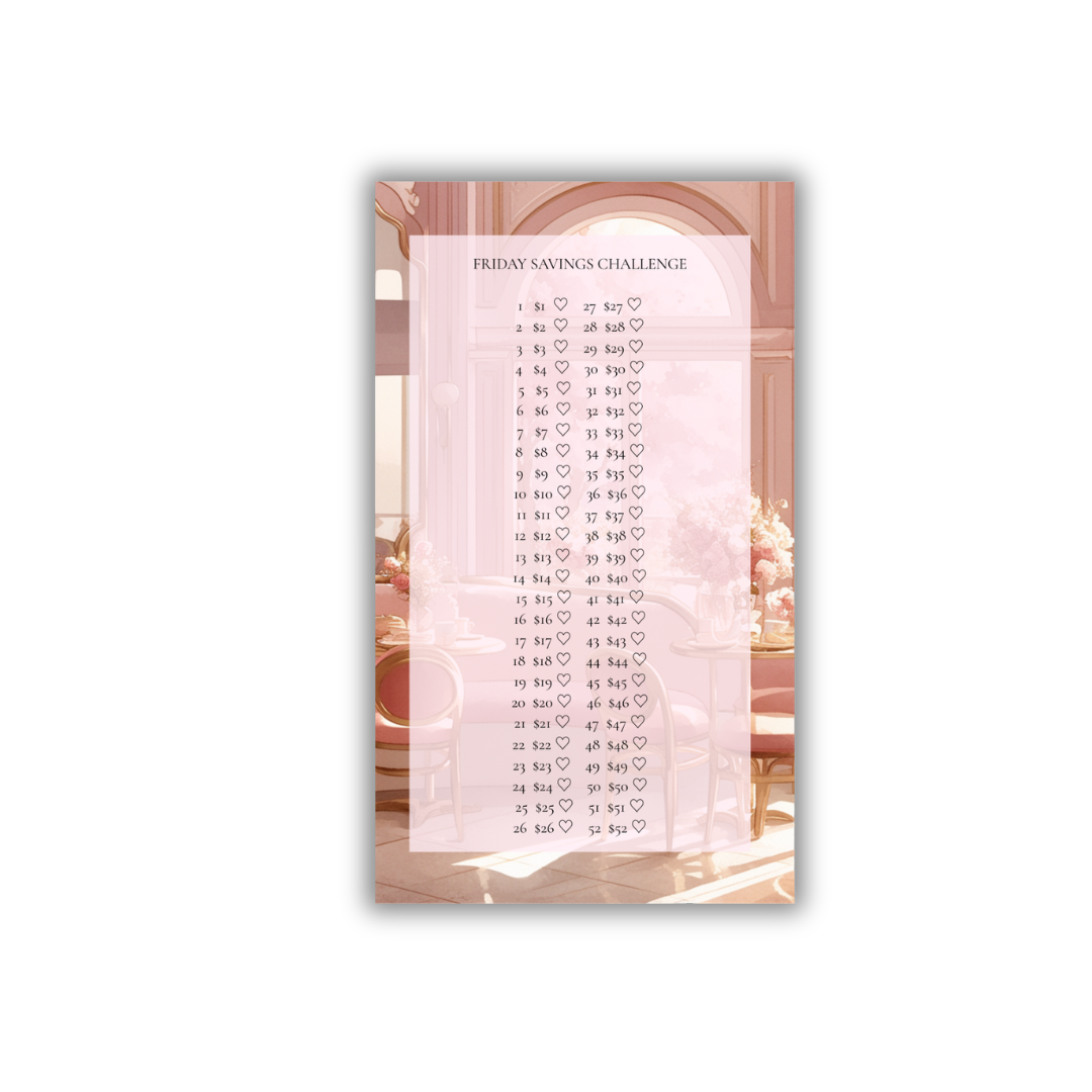 Pink Friday weekly challenge