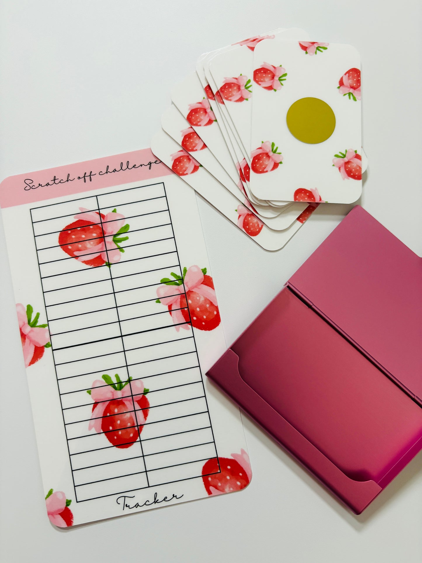 Strawberry Scratch off Set