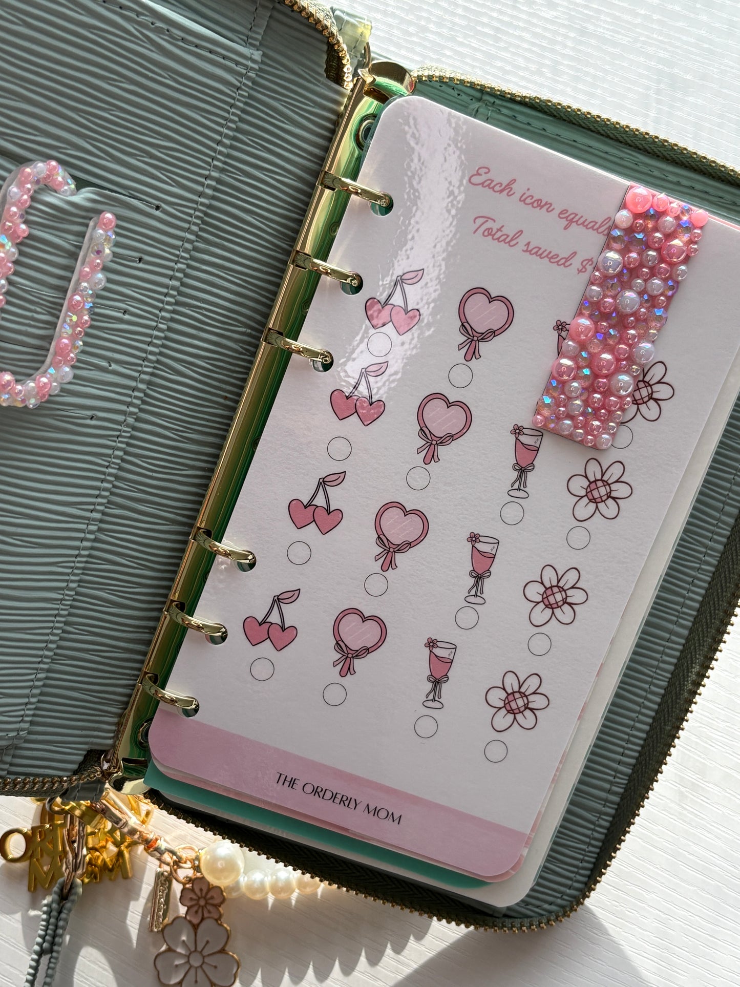 Pink BlingMag– Magnetic Bedazzled Bookmark