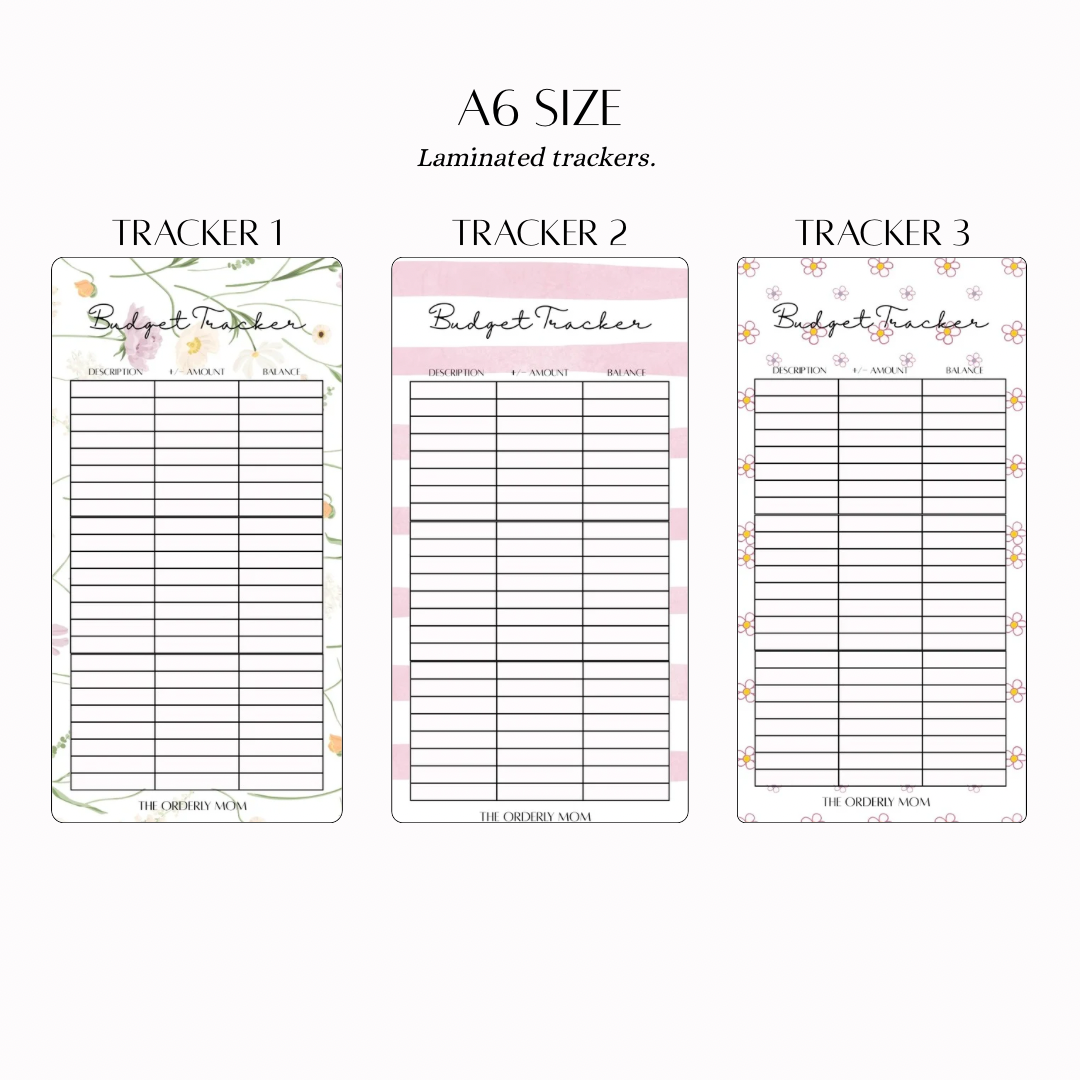 A6 Budget Trackers