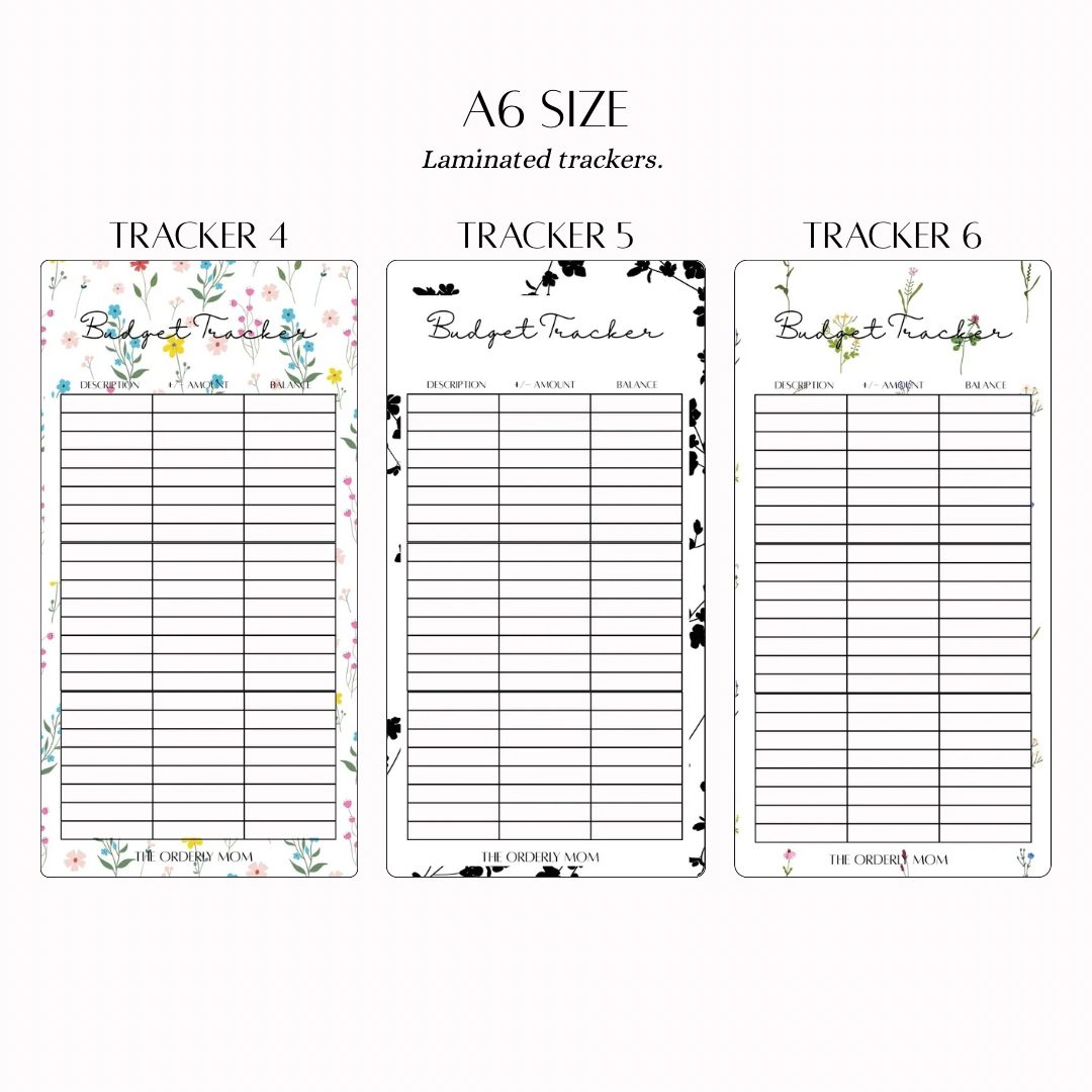 A6 Budget Trackers