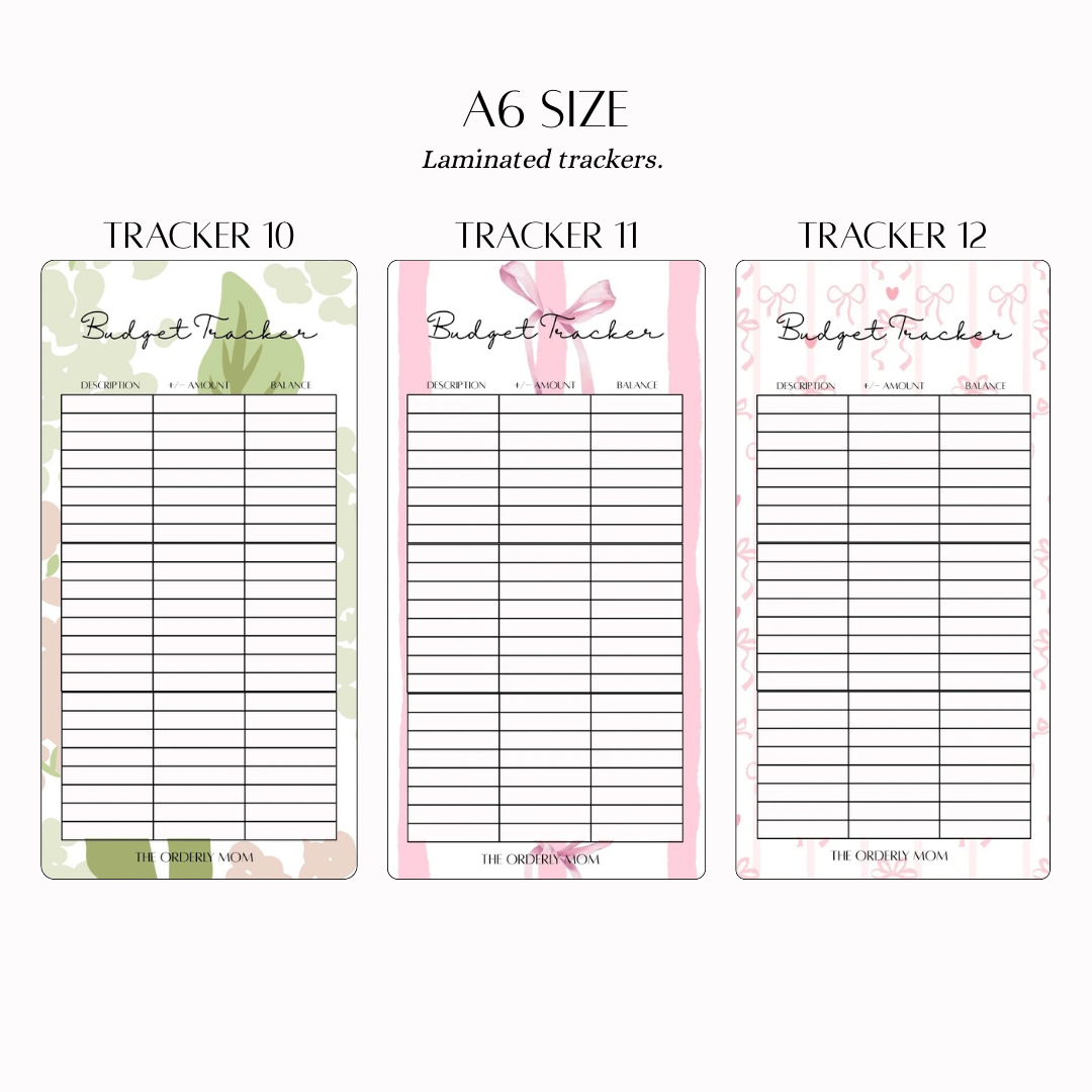 A6 Budget Trackers