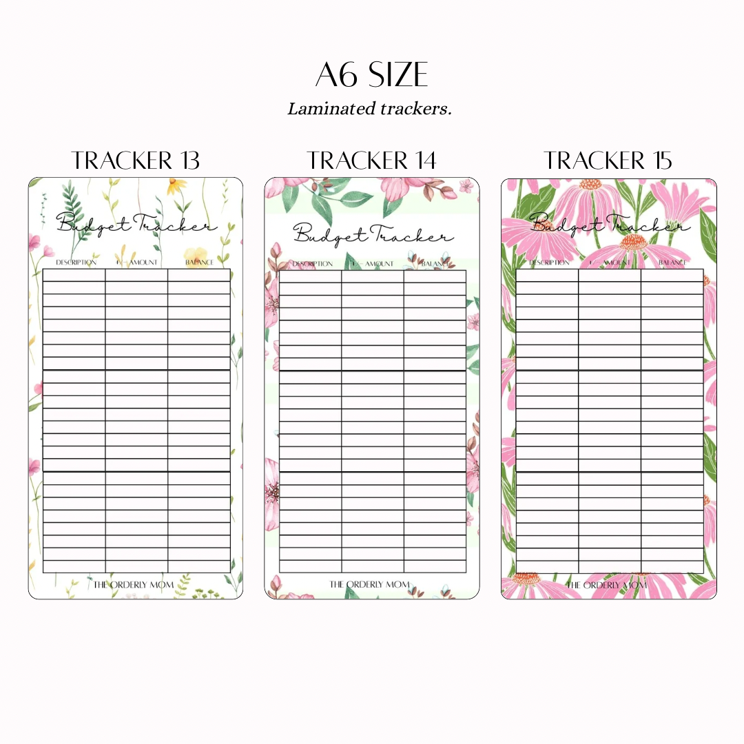 A6 Budget Trackers