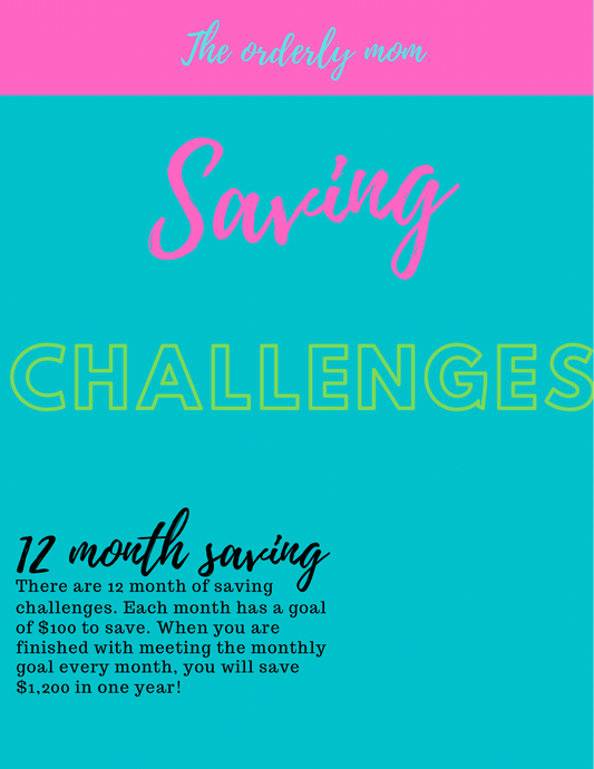 12 Month Saving Challenge