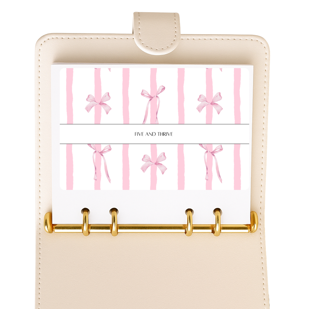 Bow dreams Cash Envelope