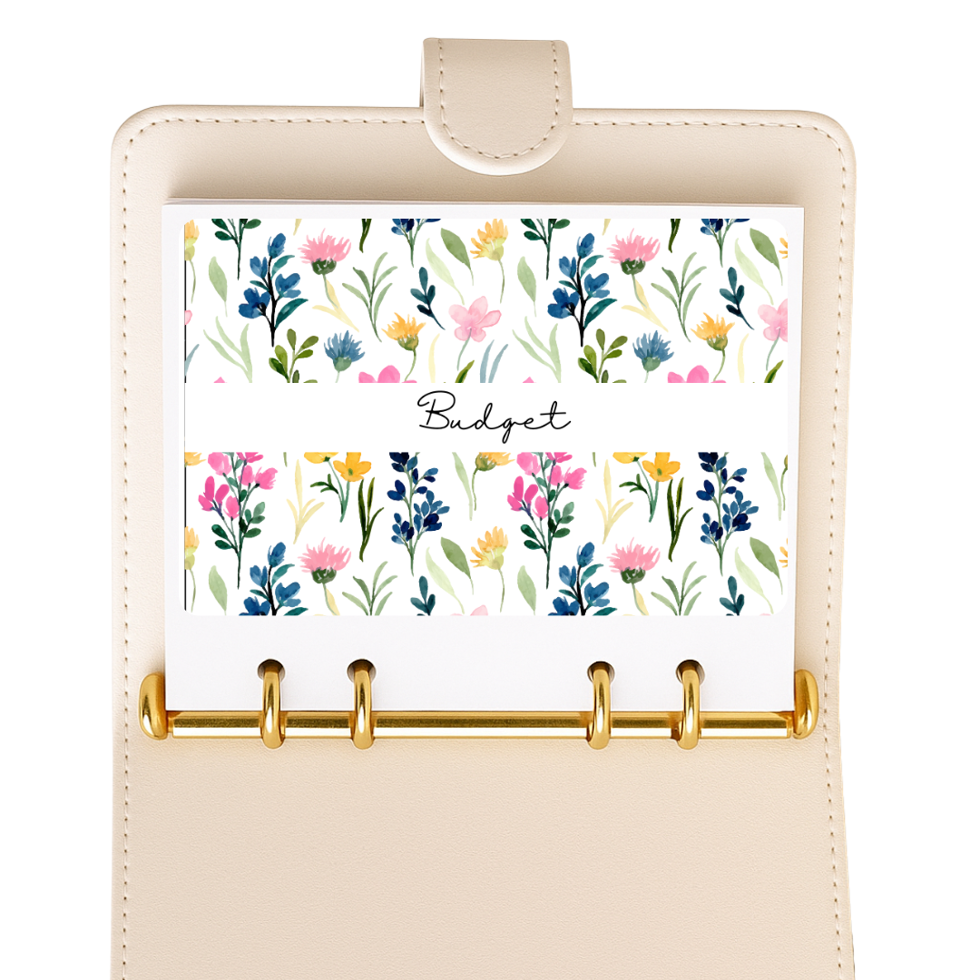 Blue & Bloomy Cash Envelope