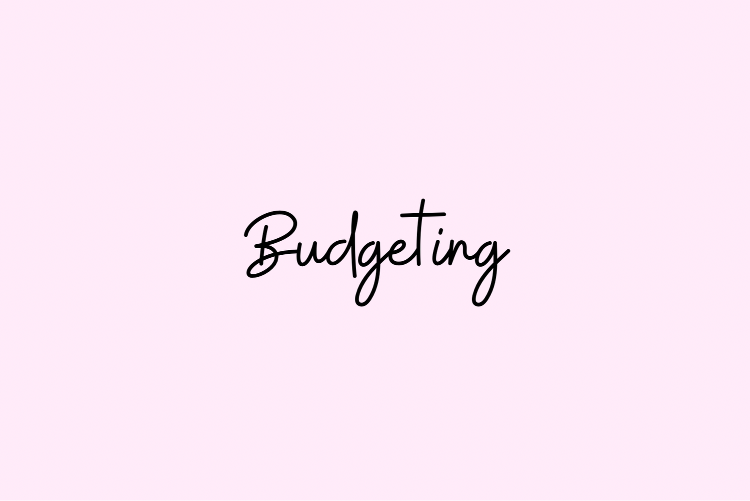 Budgeting