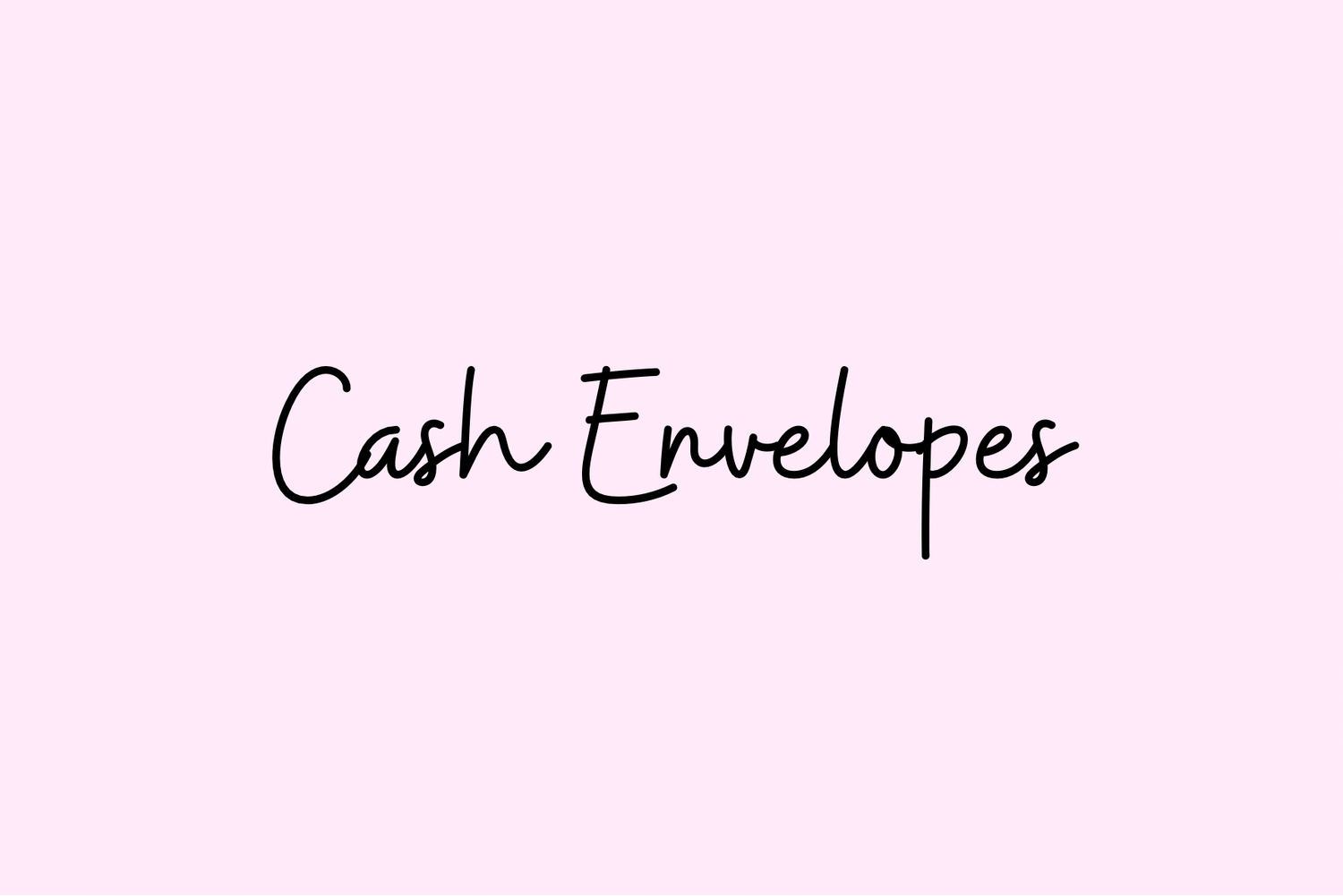 Cash Envelopes