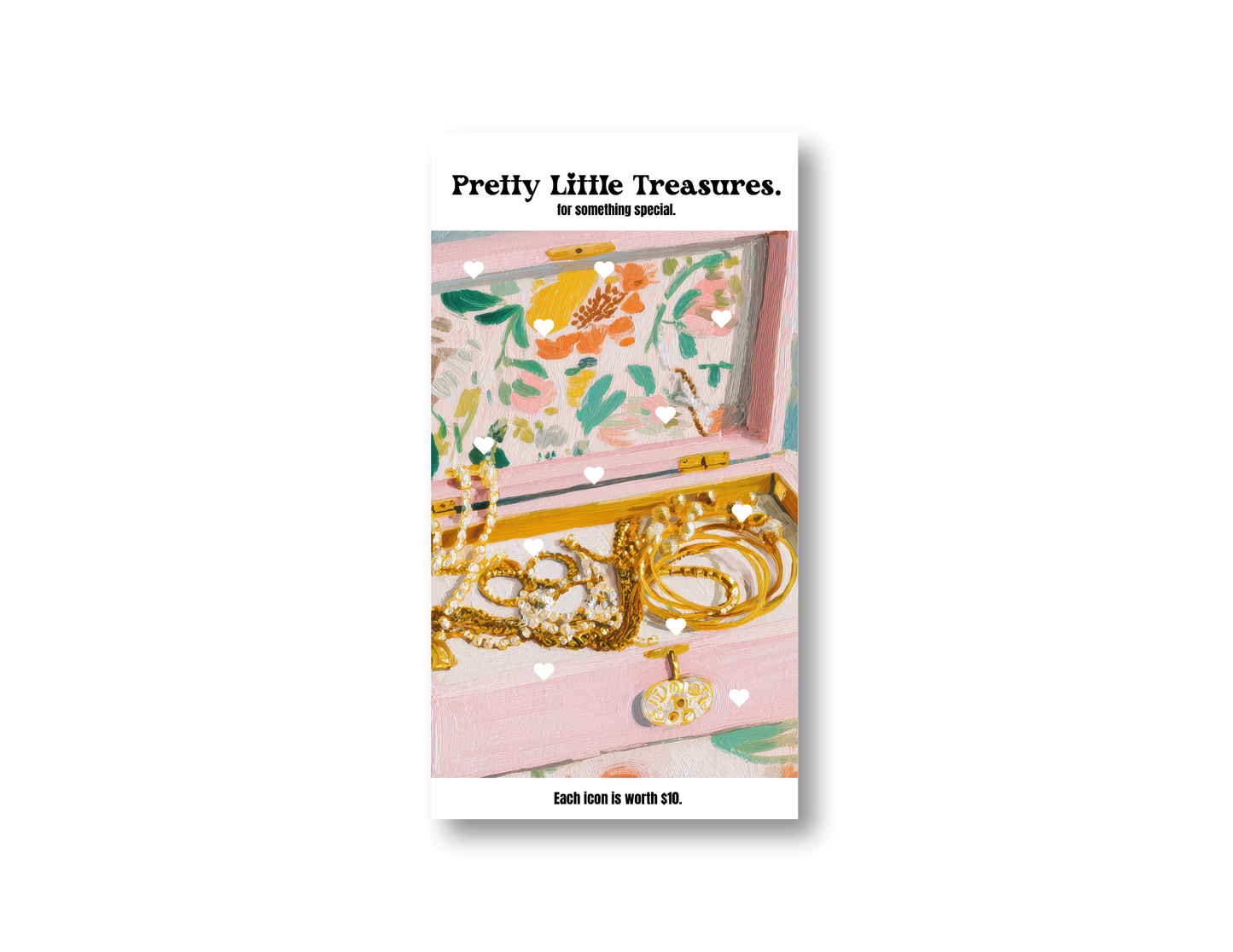 Pretty Little Treasure - A6 Insert
