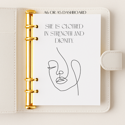 Minimalist dashboards - A6