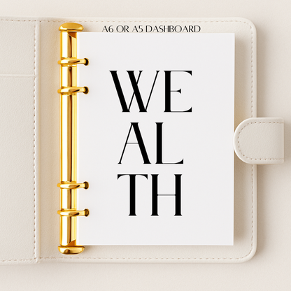 Minimalist dashboards - A6