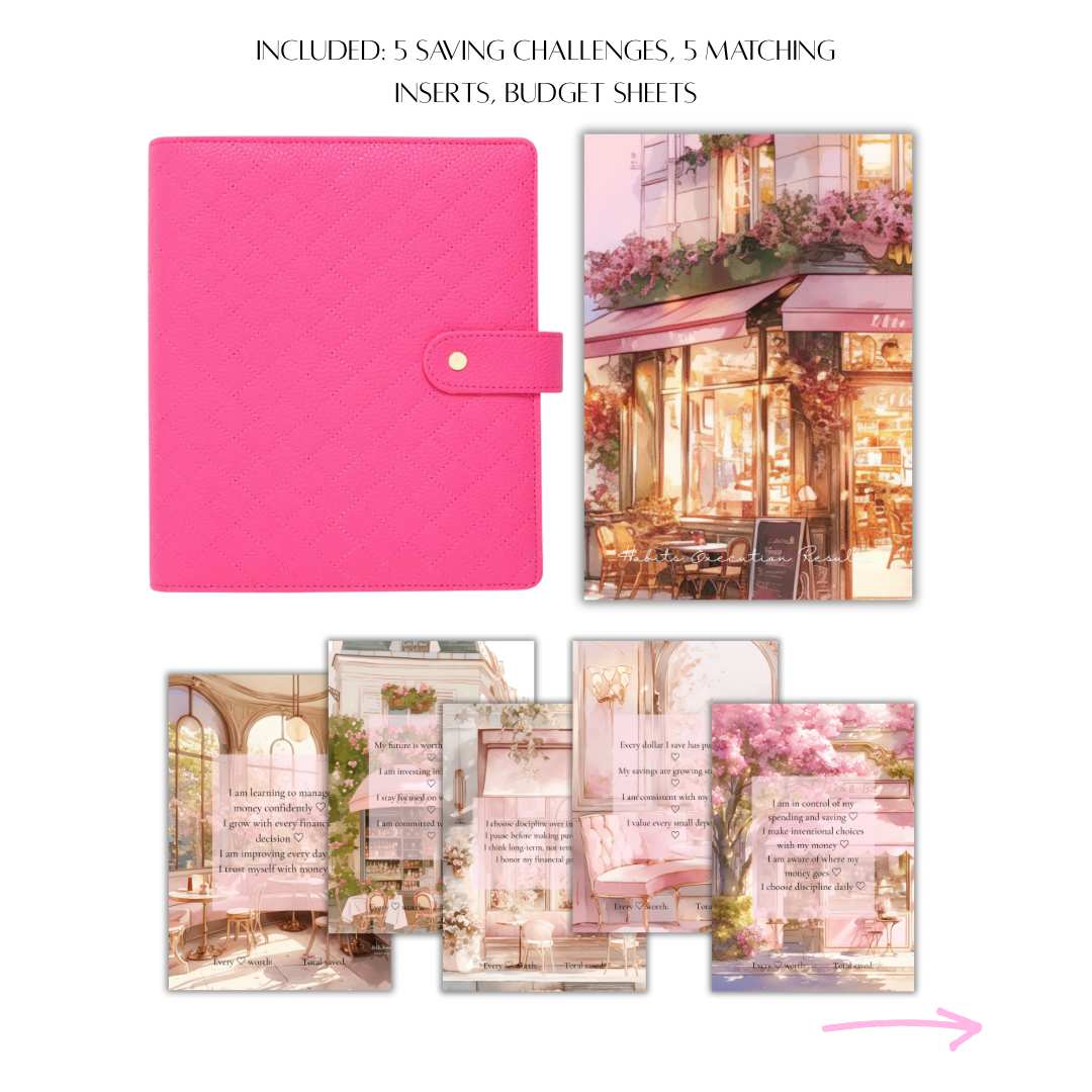 HER Collection A5 Budget Bundle | PINK Binder