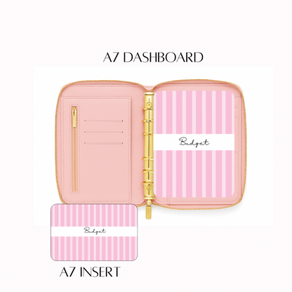 Pink lush stripes - A7