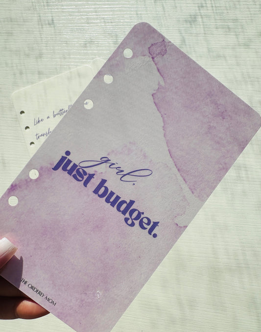 A6 Dasboard | Girl just budget