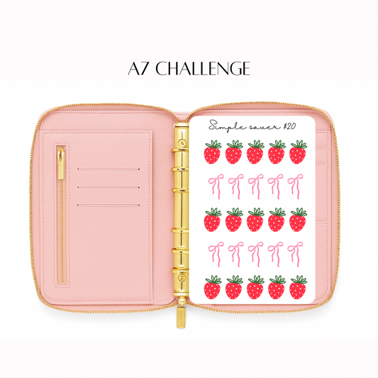 A7 Challenge | Simple Saver $20 | Strawberries