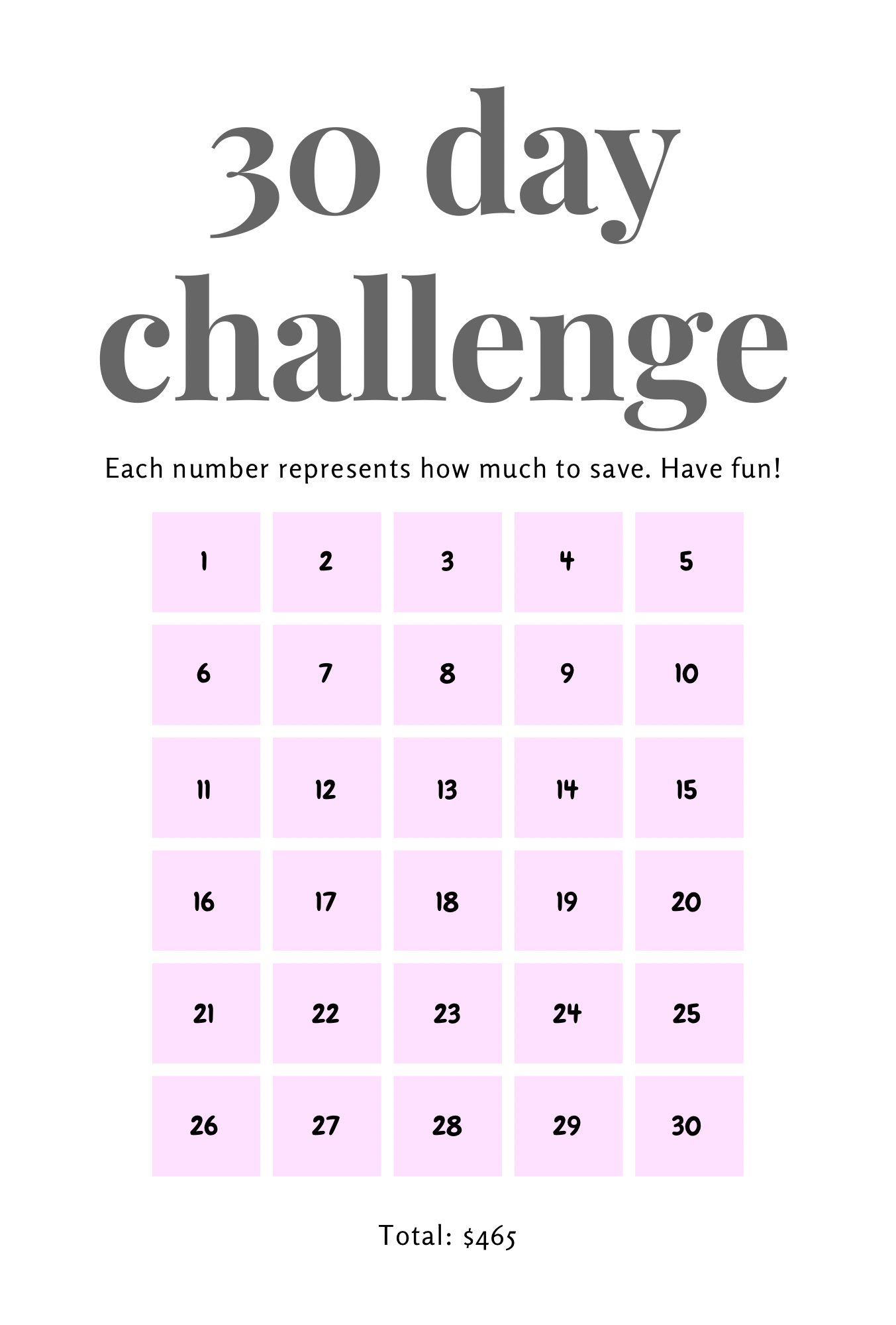 Pretty Pennies Challenge Book