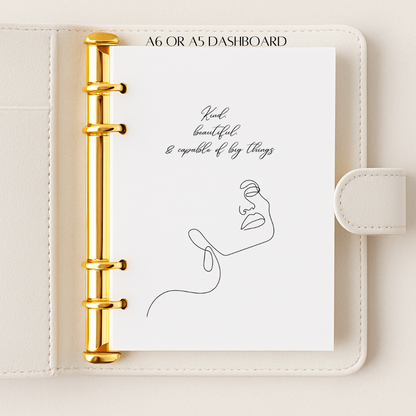 Minimalist dashboards - A6