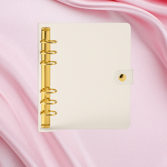 Clear Gold A5 Binder