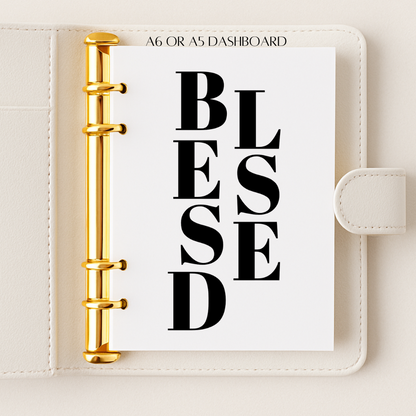 Minimalist dashboards - A6