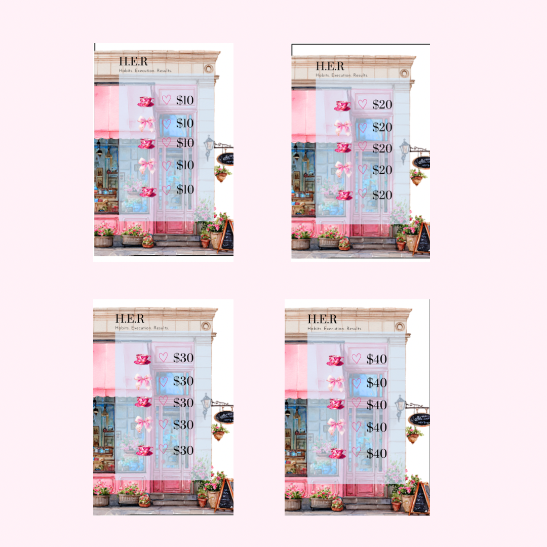 Intentional Living A7 Set - pink