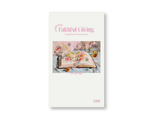 Faithful Giving - A6