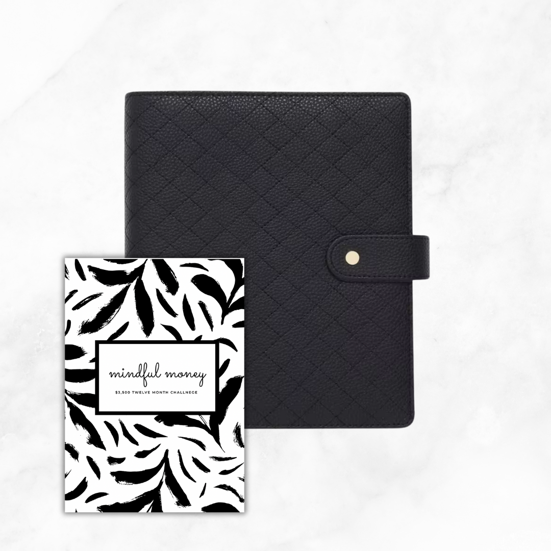 Mindful Money 12 Month Bundle Challenge - A5 binder set