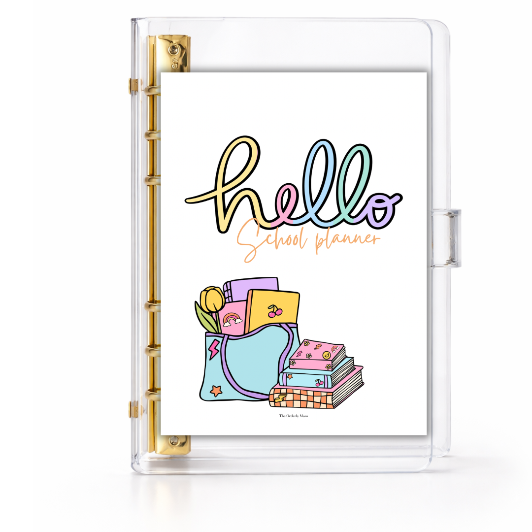 Back to School Planner