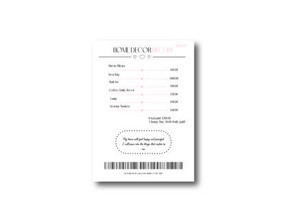 The Receipt Book Bundle