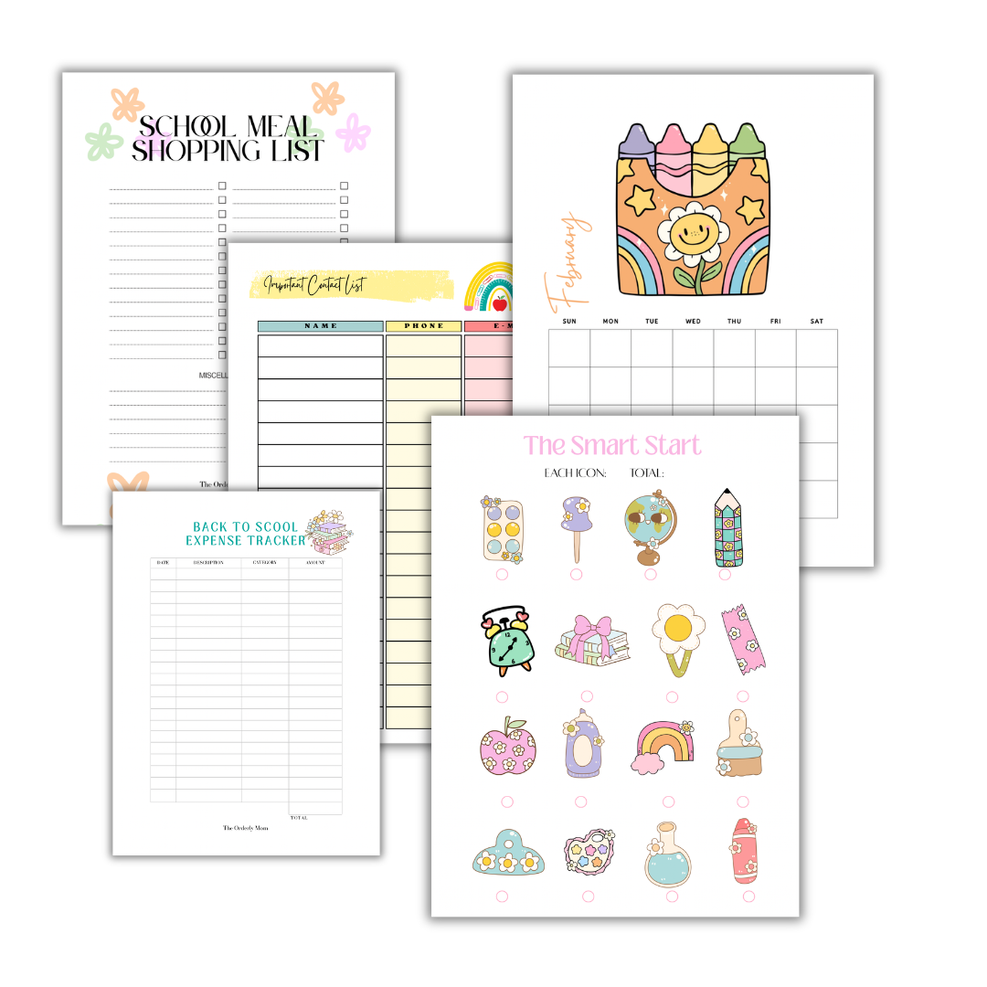 Back to School Planner