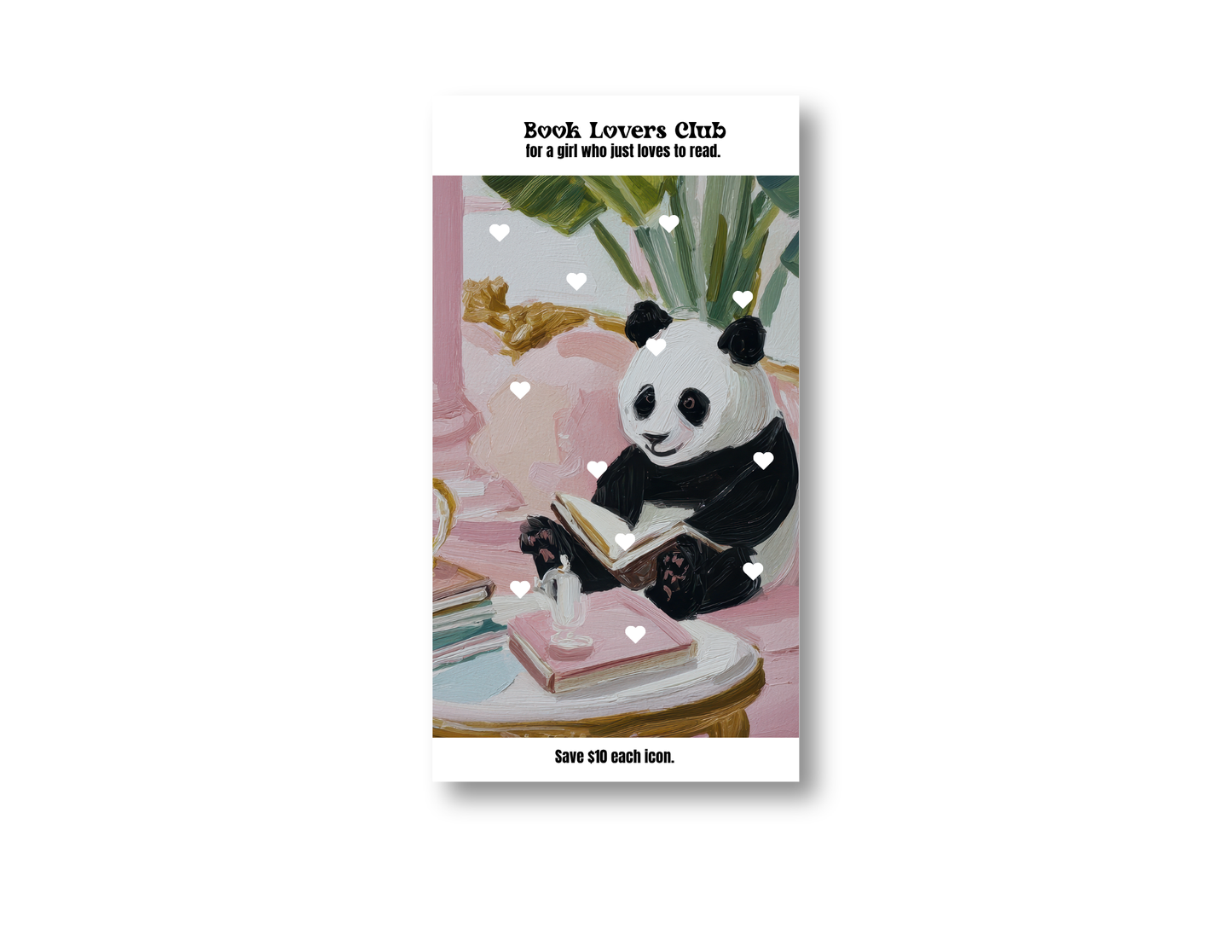 Book Lovers Club - A6 Insert