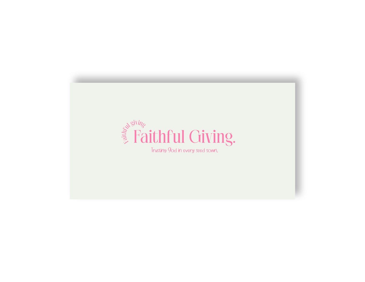 Faithful Giving - A6