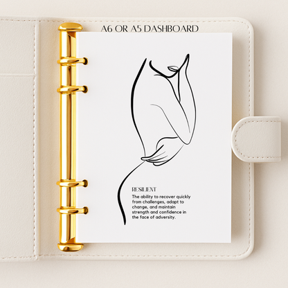 Minimalist dashboards - A6