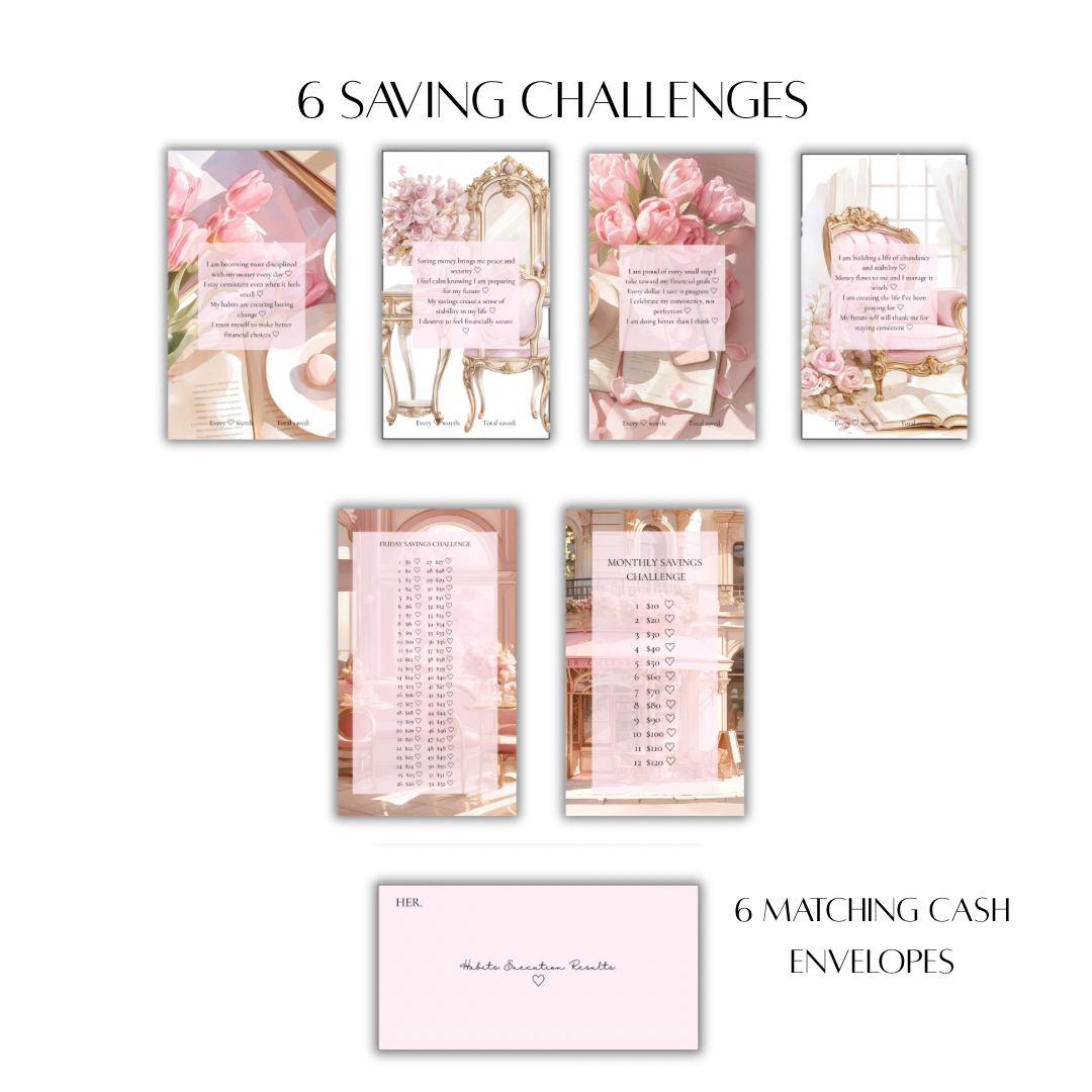 HER Collection - A6 pink challenge bundle