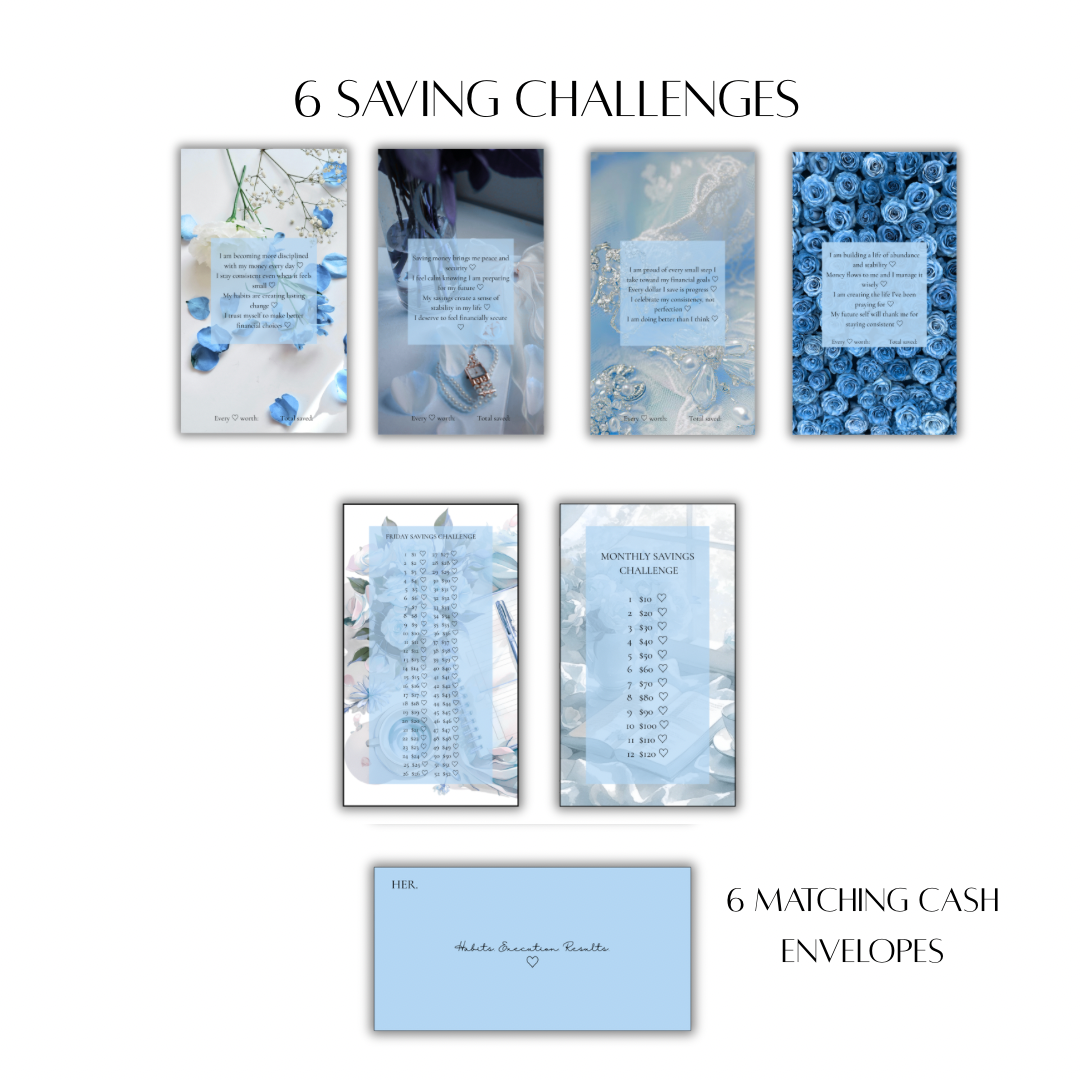 HER Collection - A6 blue challenge bundle