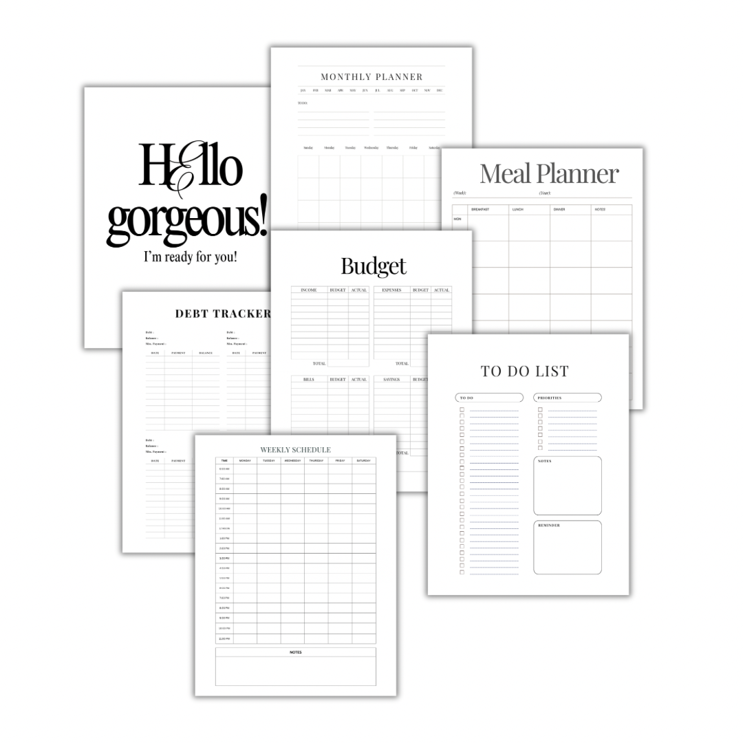 Weekly Planner - Undated