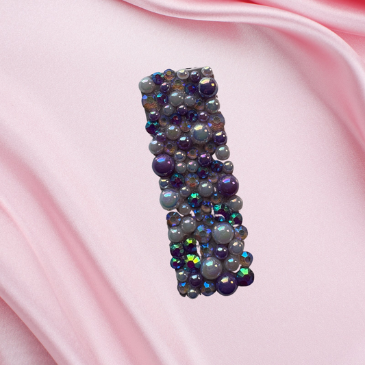 Purple BlingMag – Handmade Sublimation Acrylic Paper Clip Charm!
