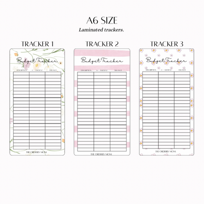 A6 Budget Trackers