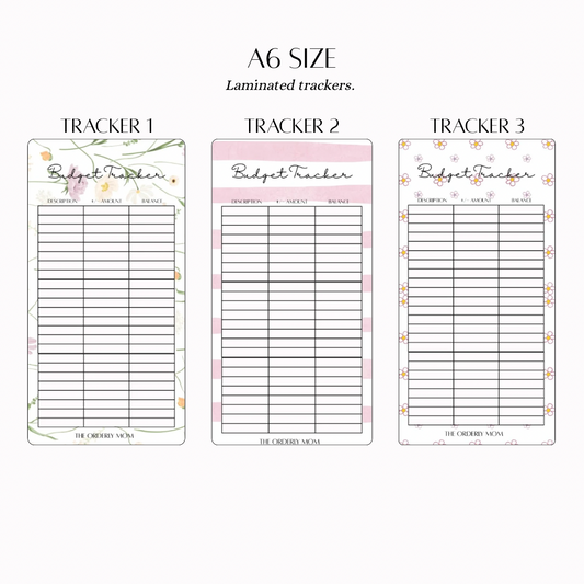 A6 Budget Trackers