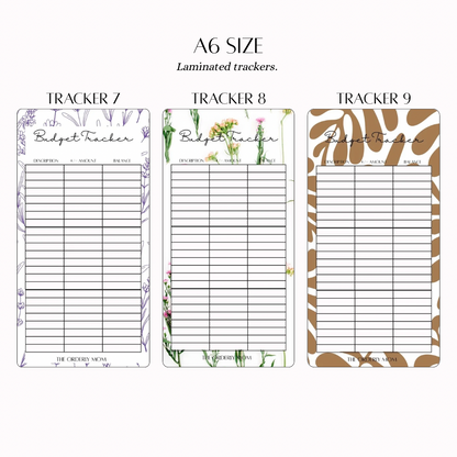 A6 Budget Trackers