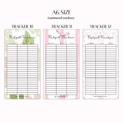 A6 Budget Trackers