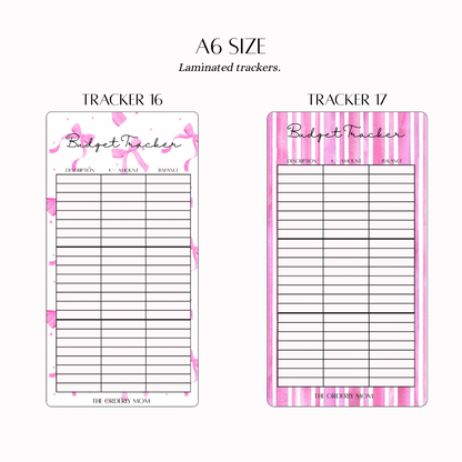 A6 Budget Trackers