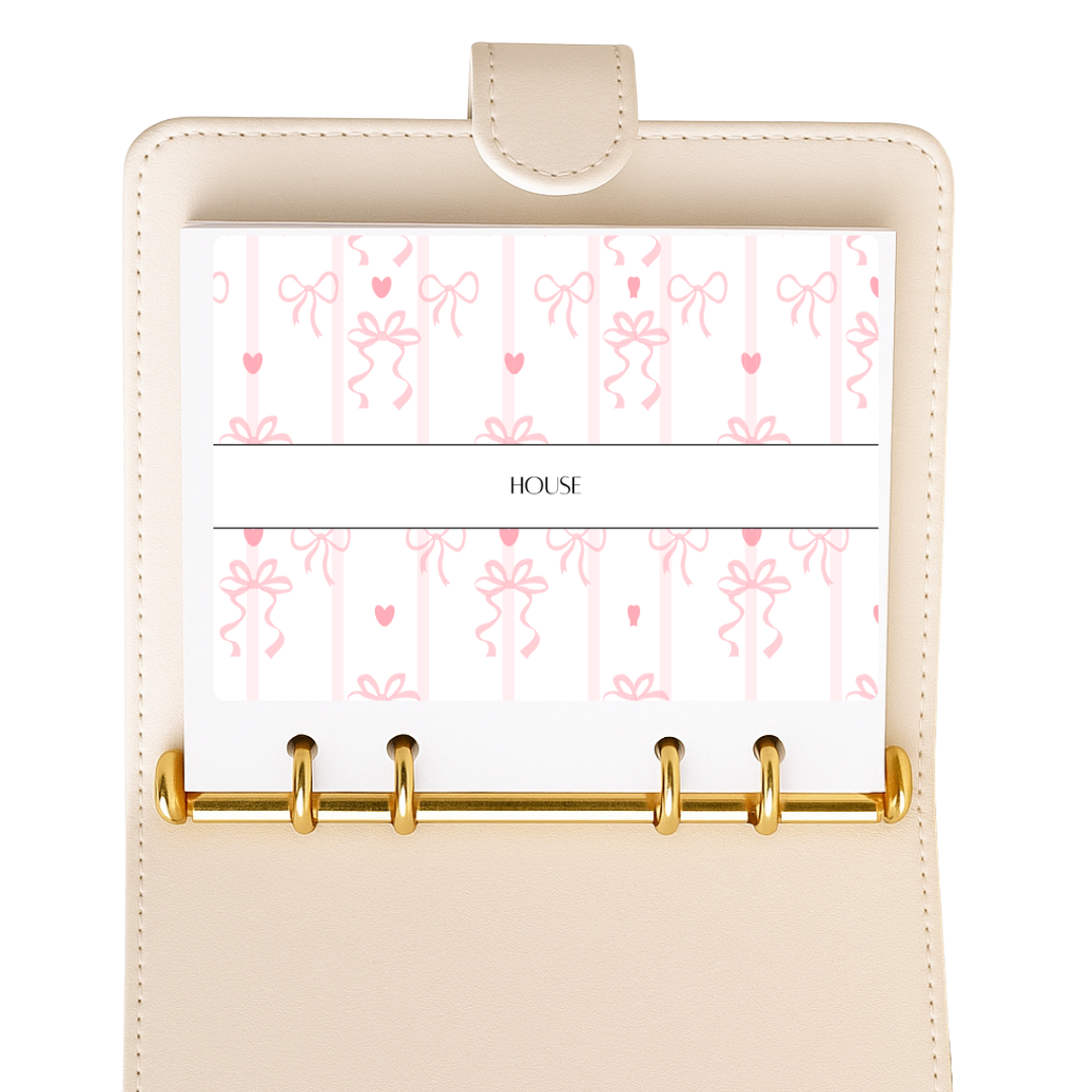 Bow skies Cash Envelope