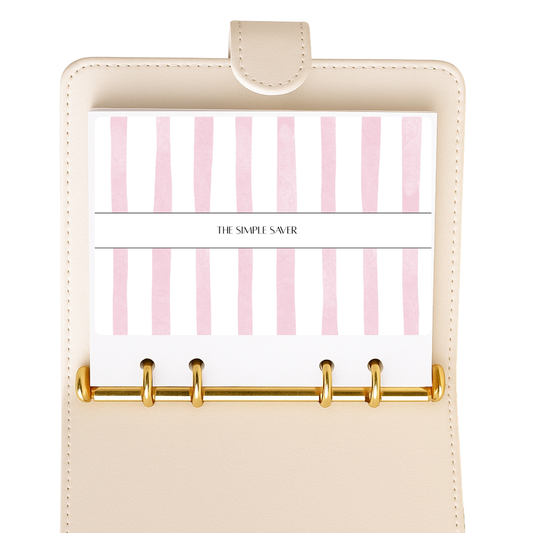 Blushed line Cash Envelope